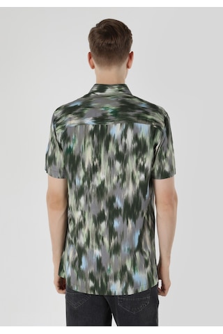 Colin's Colins Yeşil Erkek Gömlek K.kol Olive Green Çok Renkli