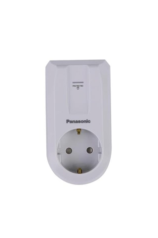 Panasonic Tekli Akım Korumalı 1080jul Emniyet Kepenkli Çocuk Korumalı Priz 0