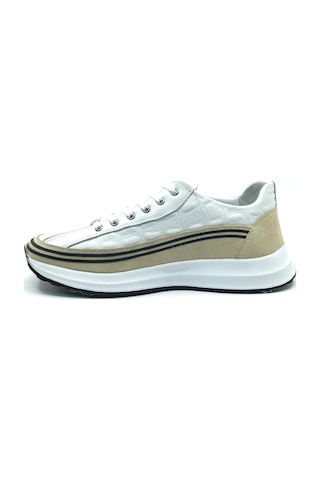 Dropland 9141 Hakiki Deri Erkek Casual Ayakkabı Beyaz