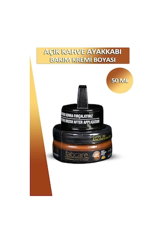 Bağcık + Fabcare Ayakkabı Bakım Kremi Boyası Cam Kavanoz Süngerli 50 Ml Set 001