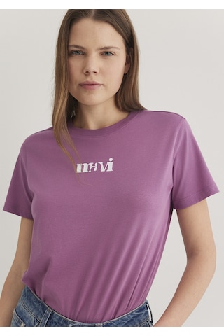 Mavi - Mavi Baskılı Pembe Tişört 1612241-70987 Pembe