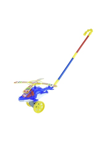 Oyuncak Helikopter Sopalı Sevimli Helikopter 30 Cm Açık Bej