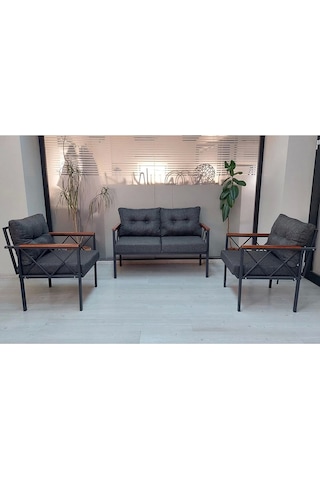 Safir Balkon-bahçe-kafe-çay Seti-koltuk Takımı-oturma Grubu-ofis Koltuğu Antrasit Safir Balkon-bahçe-kafe-çay Seti-koltuk Takımı-oturma Grubu-ofis Koltuğu Antrasit