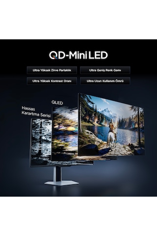 Tcl 27p3a Pro 27 İnç Qhd Mini Led Oyuncu Monitörü, 320 Hz, 1 Ms Gtg, Hdr1000, Freesync Premium