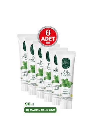 Eyüp Sabri Tuncer Doğal Nane Özlü Diş Macunu 6 x 90 ML