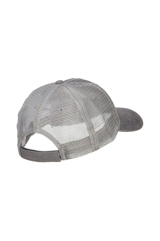 Trendooze Yıkanmış Pigment Boyalı Dimi Kamyoncu Şapka - Renkli Detaylar