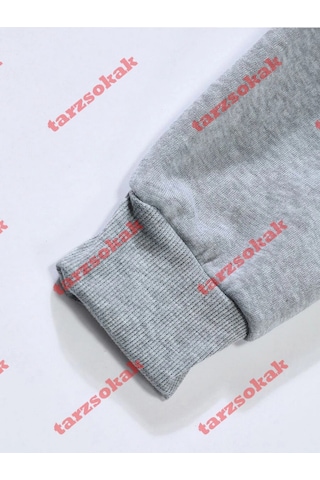 Tarzsokak California Athletic Division Number 23 Baskılı Hoody Erkek Sokak Stili Yumuşak Sweatshirtler Gri
