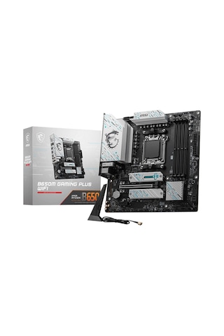 Msi B650M Gaming Plus WiFi AMD B650 7200 MHz (OC) DDR5 Soket AM5 mATX Anakart