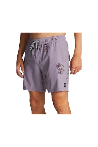 Billabong Keith Haring Flower Dance Layback 17 Erkek Boardshort Gri