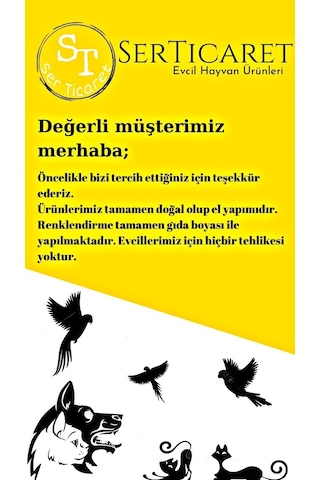 Serticaret Muhabbet Kuşu Papağan Oyun Alanı Kuş Oyuncağı ve Tüneği