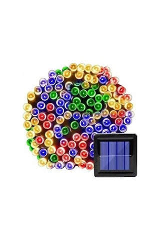 Solar Güneş Enerjili Dış Bahçe 8 Modlu 10 Metre Rgb 120 Led Dekoratif Aydınlatma