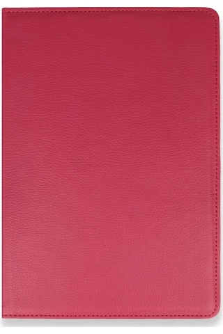 Huawei Mediapad T3 10 / 9.6 Kılıf 360 Tablet Deri Kılıf - Pembe Arka Kapak