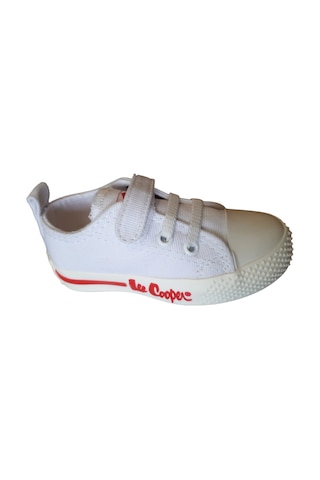 Lee Cooper 30135 Siyah Beyaz Çocuk Bağcıklı Sneakers Beyaz
