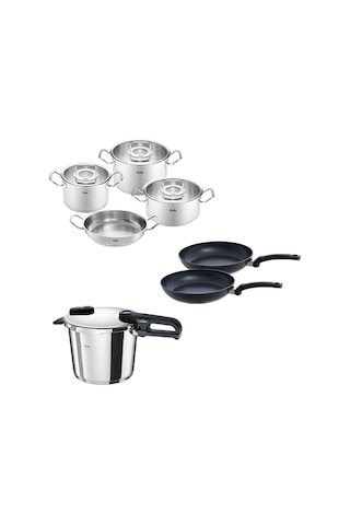 Fissler Vitaquick Edition 6 Litre Düdüklü Tencere + Original Profi Collection Tencere Ve Tava Seti Çok Renkli