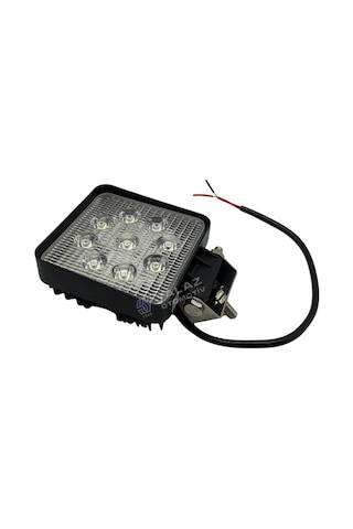 Wolfram 10v-30v Çalışma Lambası Kare 9 X 3w Power Ledli 105 105 44 E9 Germany
