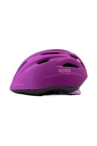 Raptor Çocuk Bisiklet Kaskı Hb63 Mtb Bisiklet Kaskı Mor Flamingo Bisiklet Scooter Kaskı M Beden Mor