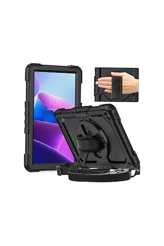 Mey İthalat Samsung Uyumlu Galaxy X910 Tab S9 Ultra 14.6 Kılıf Amazing Tablet Kapak - Siyah Arka Kapak