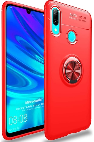 Microsonic Huawei Honor 10 Lite Kılıf Kickstand Ring Holder