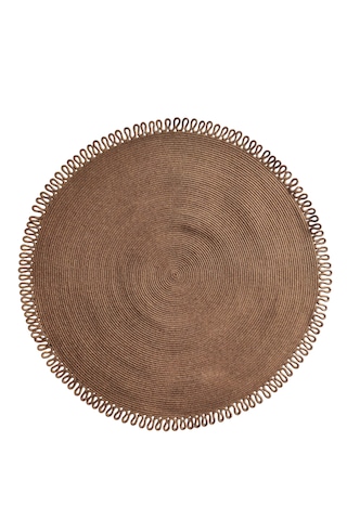 Nakkaş Home 120x120 Jüt Yuvarlak Kilim