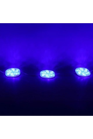 Powermaster Pm-14706 12 Volt 3 Watt Mavi Sabit 6565-2835 Modül Led 65x65x12mm