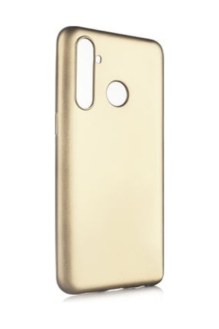Realme 5 Pro Kılıf Esnek Yapılı İnce Slim Silikon Kapak Ryc/premier Gold