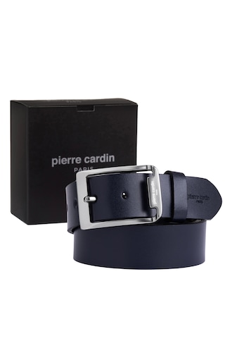 Pierre Cardin Deri Erkek Kemer En 4cm Pc4100 Lacivert