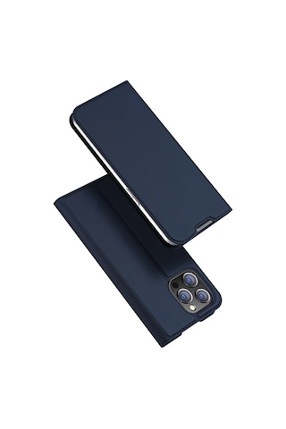 Hepsi Dux Ducis iPhone Uyumlu 14 Pro 6.1 Kılıf Skin Pro Series Flip Cover Kapaklı Kılıf- 5775 Najmaddin Siyah