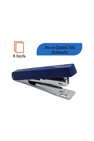 Eagle 8 Sayfa Kapasiteli No:10 Cep Boy Zımba Makinası (1001BDS) M