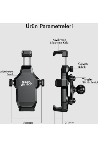 Nukrotech M25 Titreşim Modüllü Telefon Tutucu