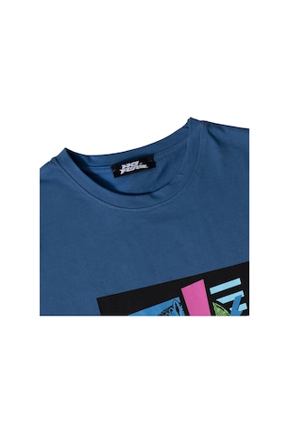 No Fear Erkek Çocuk Tshirt Nfr-b500321 Mavi
