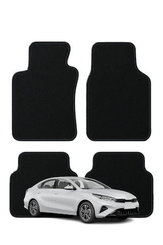 Kia Cerato 3. Nesil 2012-2018 Özel Kesim Tam Uyumlu Lüx Oto Halı Paspas , Kia Paspas , Kia Halı Paspas , Kia Cerato Paspas , Cerato Paspas