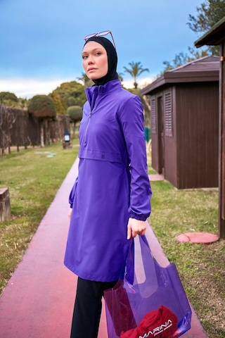 Marina M2409 Tam Kapalı Mayo-mor Mor