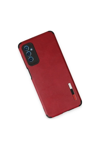 Cosmotex Newface Samsung Galaxy Uyumlu M52 5g Kılıf Loop Deri Silikon - Kırmızı