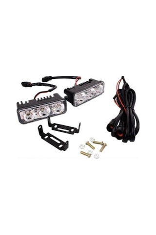 Gündüz Farı 3Ledli Kısa Metal 0806007