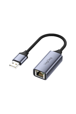 Veggieg Usb 2.0 100mbps Rj45 Lan Ethernet İnternet Çevirici Dönüştürücü
