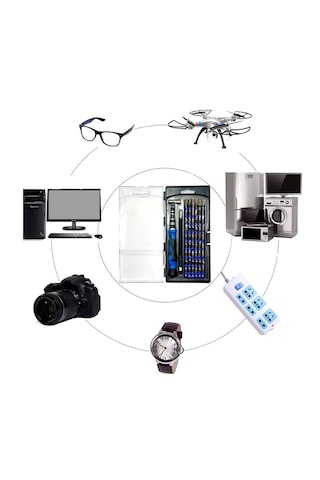 Rekotools-58 In 1 Tornavida Seti Hassas Manyetik Tornavida Uçları