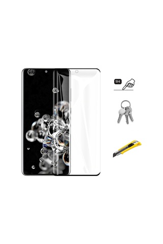 Galaxy S21 Ultra Uyumlu Zore Süper Pet Ekran Koruyucu Jelatin
