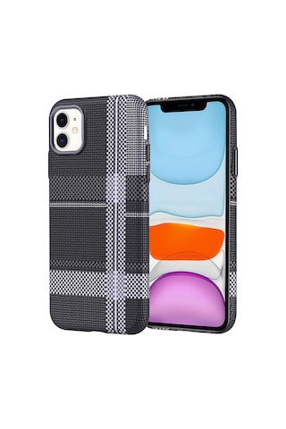 Apple Uyumlu iPhone 11 Kılıf Ultra İnce Magsafe Karbon Fiber Görünümlü İnce Hafif Vardar Yeşil