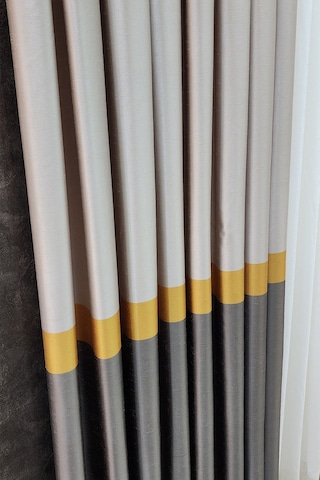 Vita Fon Perde Krem Gold Taş Vizon Renk Krem