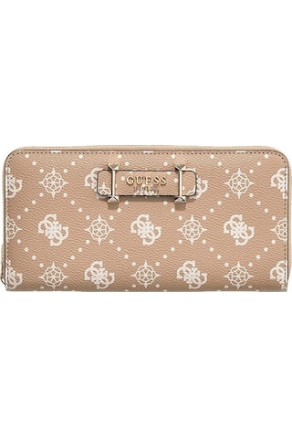 Guess Carrie Logo Kadın Cüzdan Swgp9898146 Bej