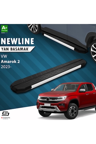 S-dizayn Vw Amarok 2 Newline Aluminyum Yan Basamak 203 Cm 2023 Üzeri A+ Kalite