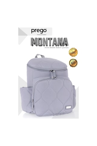 Prego Montana Bebek Bakım Çantası Ligth Gri 3084 Açık Gri
