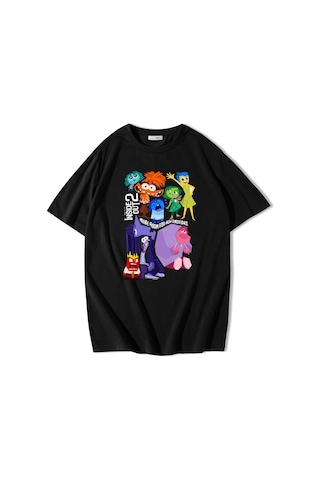 Brz Collection Unisex Oversize Ters Yüz Make Room For New Emotions T-shirt-siyah Siyah
