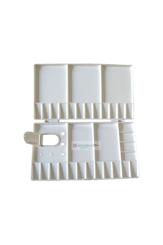 Kapaklı Dikgörtgen Palet 20X10 Cm