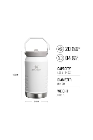 Stanley The Iceflow Flip Straw 1.9 L Pipetli Termos Beyaz