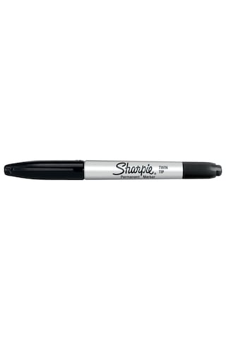 Sharpie Twin Çift Uçlu Permanent Markör Kalem Siyah S0811100 Siyah