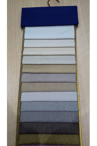 As Perde Keten Blackout Karartma Fon Perde Çok Renkli