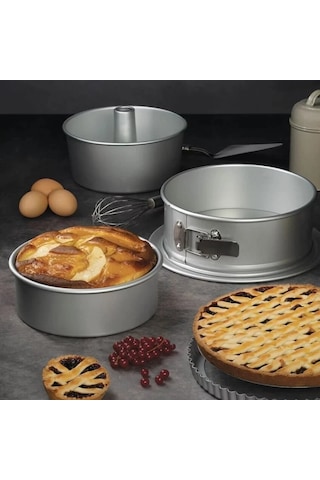 Guardini Pro Kelepçeli Kek Kalıbı 23 Cm Gri