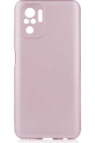 Xiaomi Poco M5s Kılıf Zore Premier Silikon Kapak Rose Gold