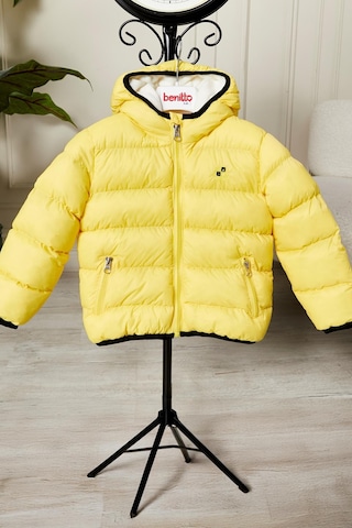Benitto Kids Erkek Bebek Çocuk Mont 51282 Sarı